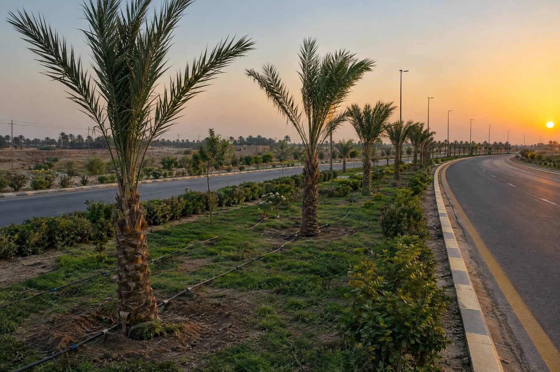 التشجير والأحزمة الخضراء